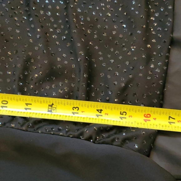 Vintage Superstition Womens Sparkly Sequin Top with a Drape Neck and Tie Bottom - Picture 10 of 12